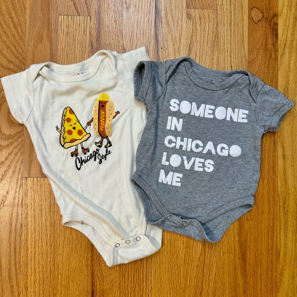 🌭🏙️Chicago baby onesies